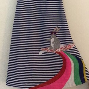 Mini Boden Knee-length Summer Appliqué Dress - 7-8y